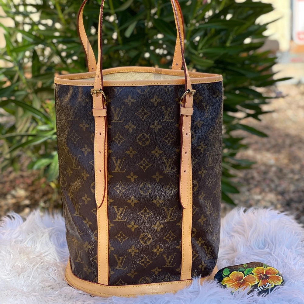 💝Louis Vuitton Vachetta 💝Authentic Bucket Bag